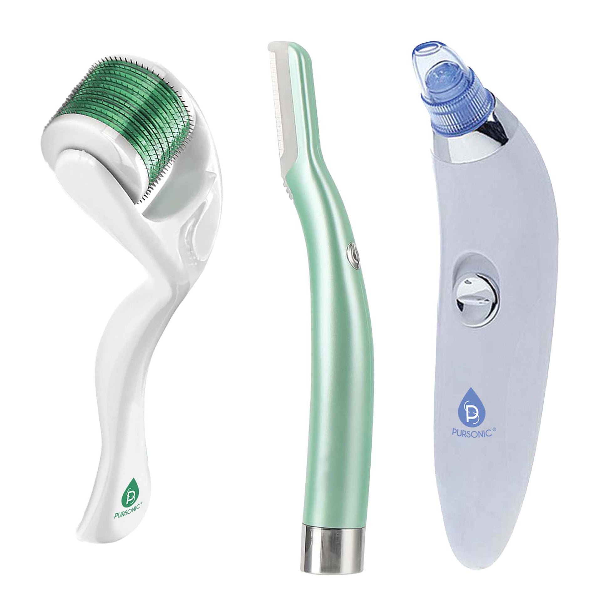 Three skincare devices on a white background with 'Puresonic' branding.