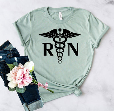 Nurse RN Caduceus Shirt