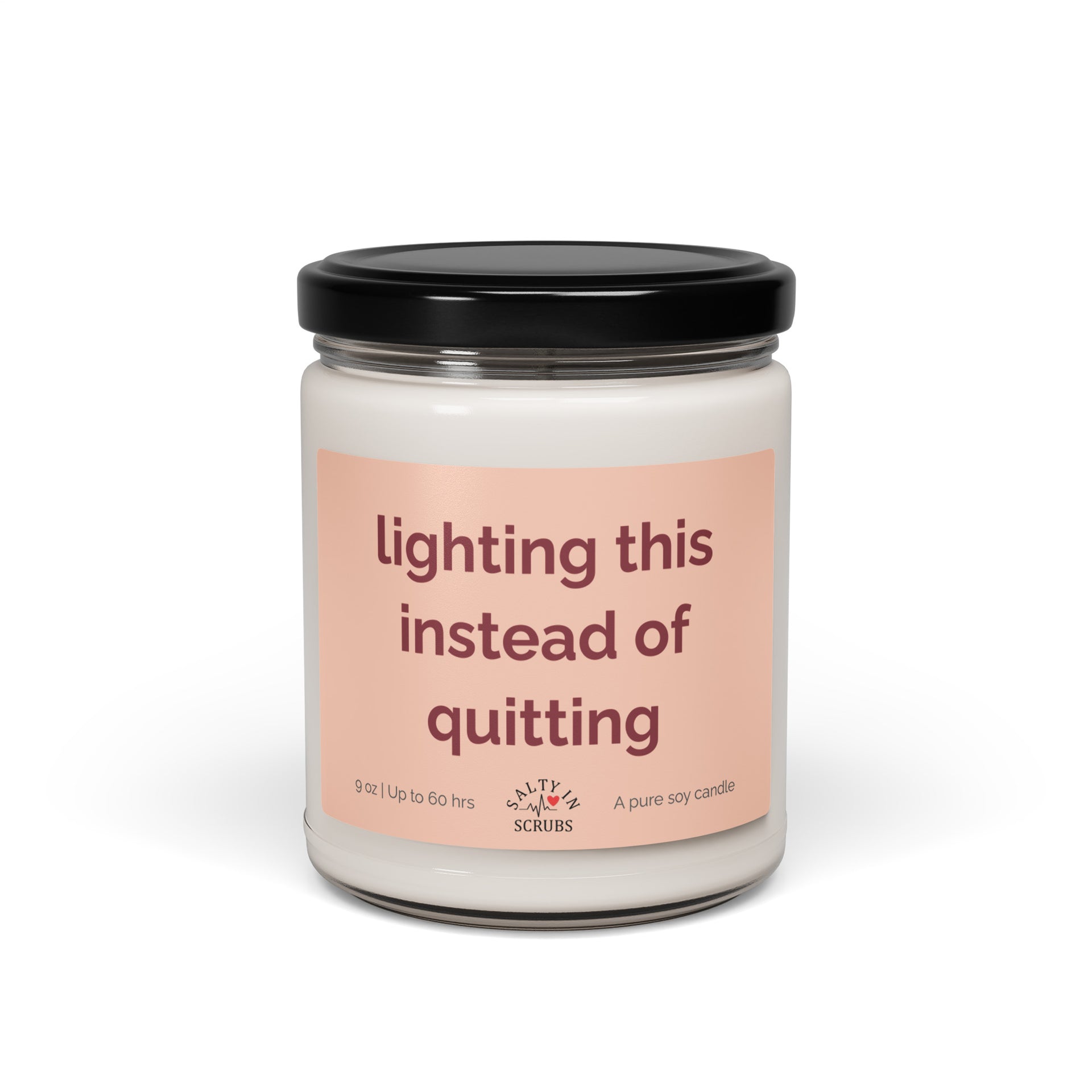 lighting this instead of quitting candle Product mockup