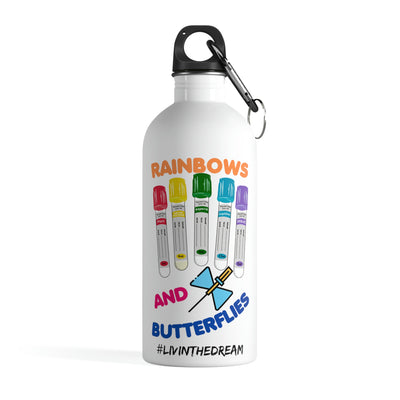 Rainbows and Butterflies Water Bottle