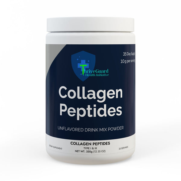 Collagen Peptides Type I & III Supplement (350g, 12.3oz)