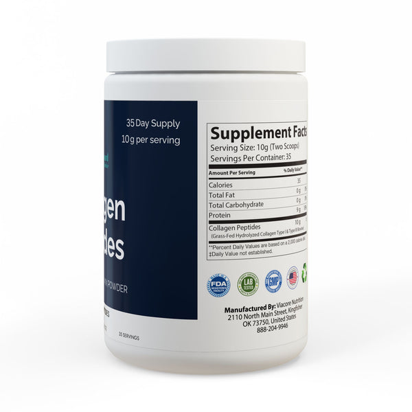 Collagen Peptides Type I & III Supplement (350g, 12.3oz)