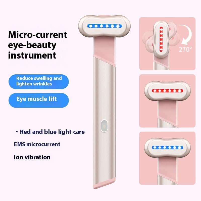 4 Colors Electric Eye Massager Red Blue Light Massage Eye