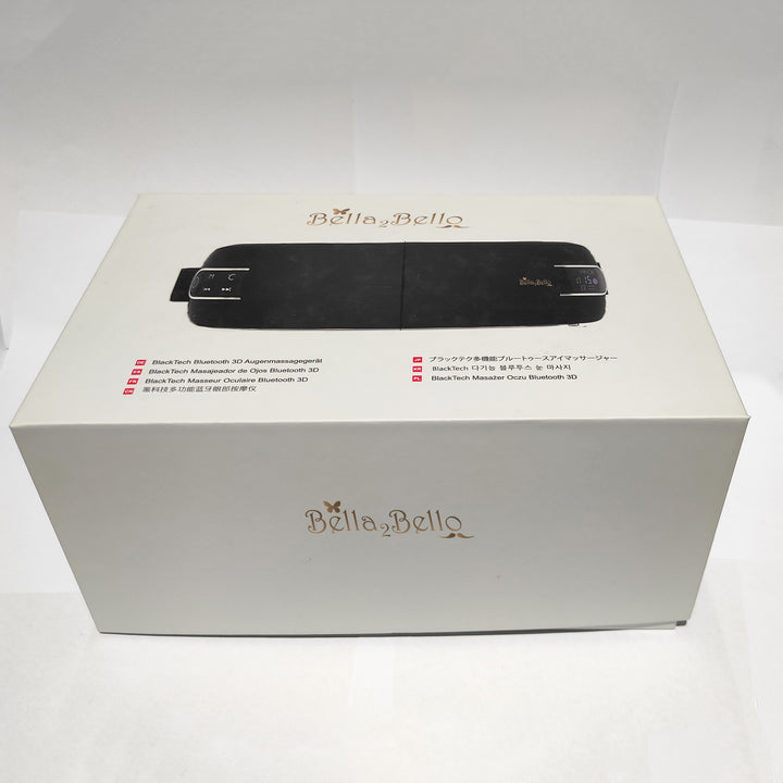 Bella2Bello Bella Electric Bluetooth 3D Eye Massager (Black)