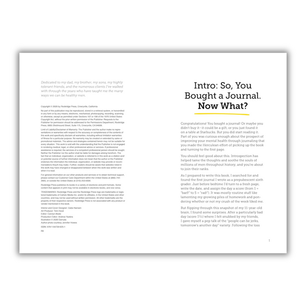 Mental Health Journal for Men: Creative Prompts, Practices, and Exercises to Bolster Wellness (Spiral Bound)