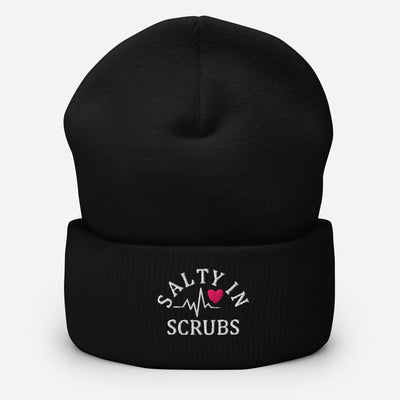 Cuffed Salty In Scrubs Beanie