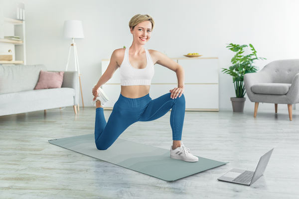 Yoga Mat | 6mm Thick | Blue | Non-Slip | Eco Friendly | Yune Yoga | Gabbro