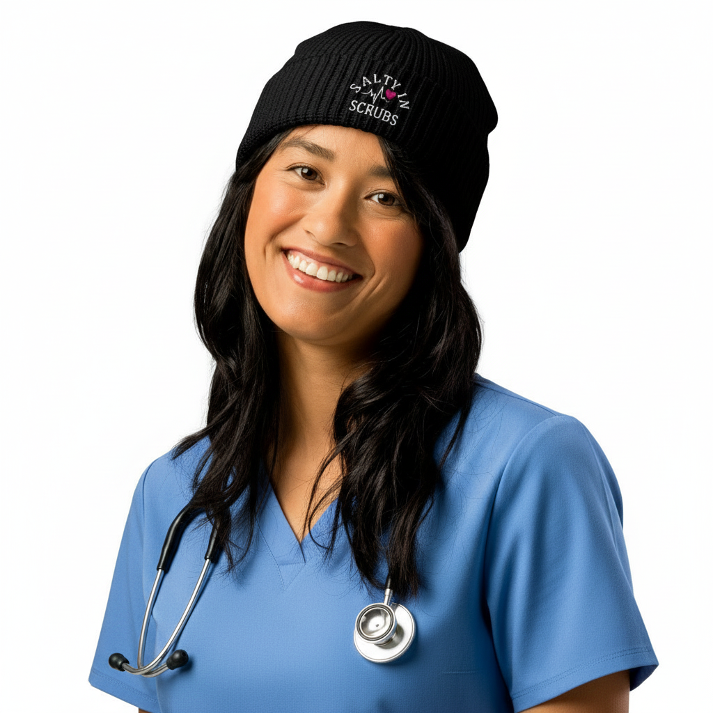 Fisherman Salty In Scrubs Beanie