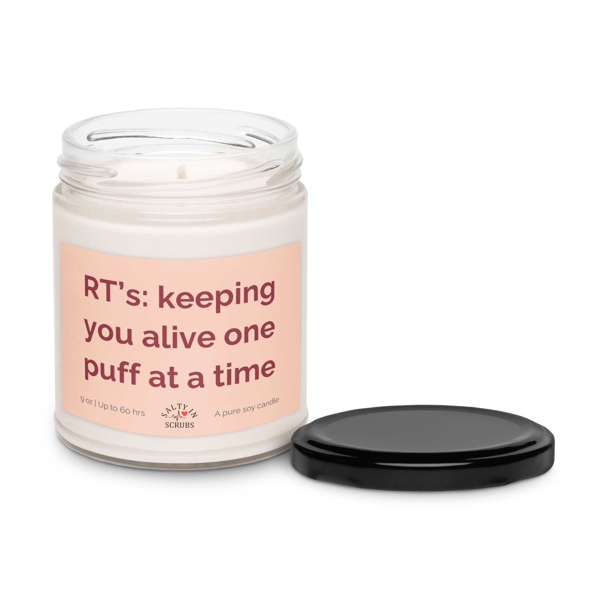 RT one puff at a time candle Product mockup