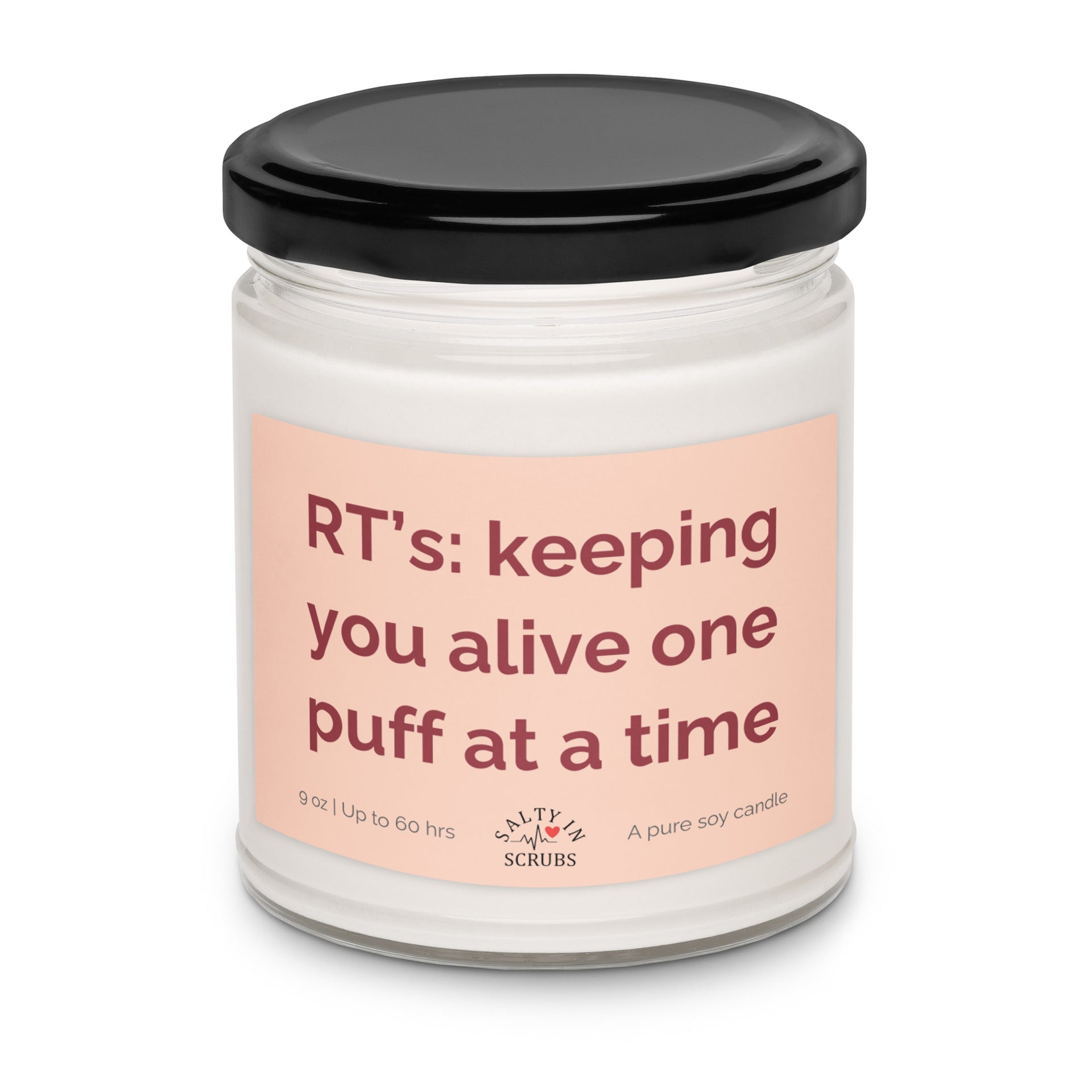 RT one puff at a time candle Product mockup