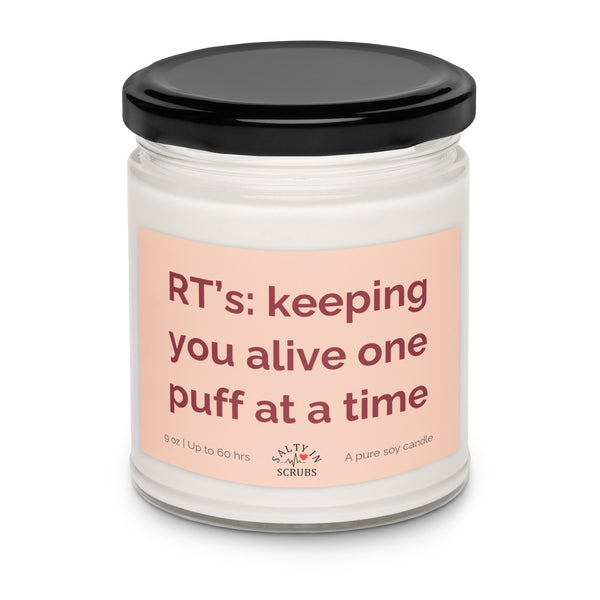 RT one puff at a time candle Product mockup