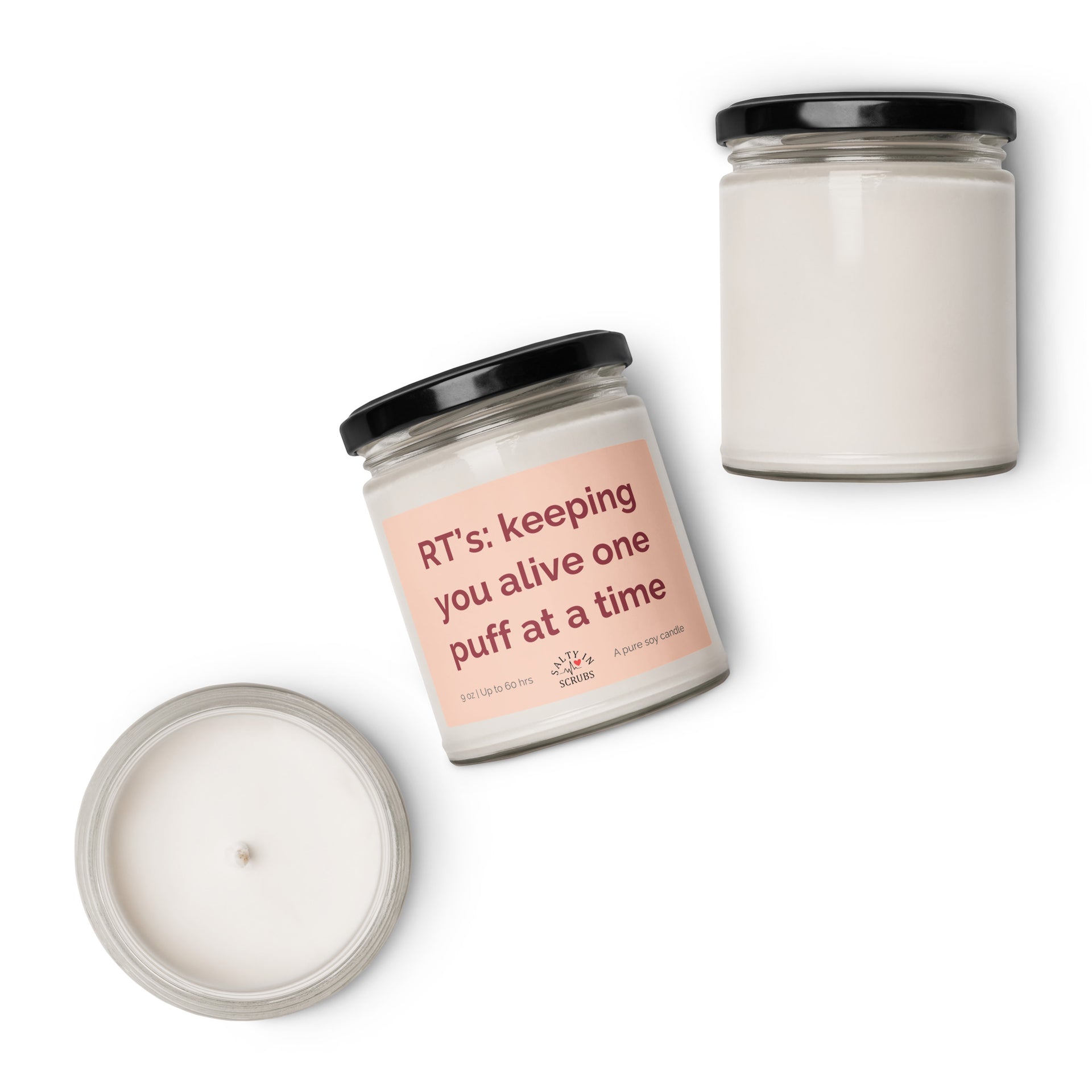 RT one puff at a time candle Product mockup