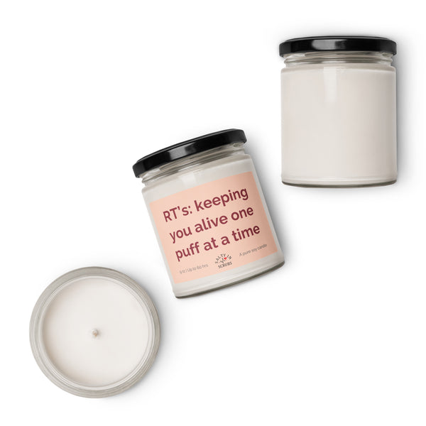RT one puff at a time candle Product mockup