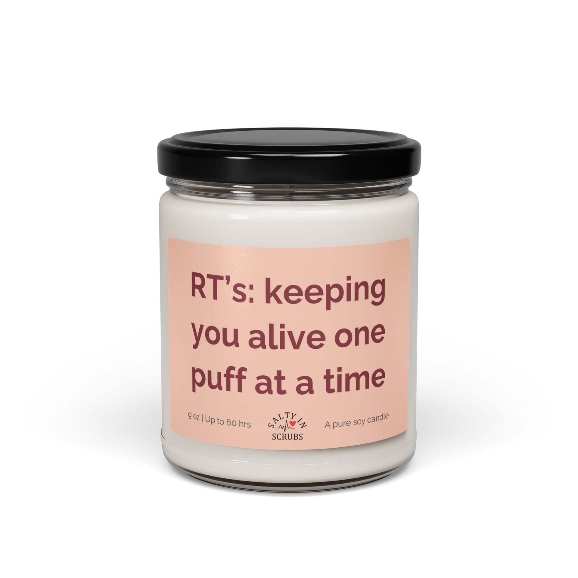 RT one puff at a time candle Product mockup