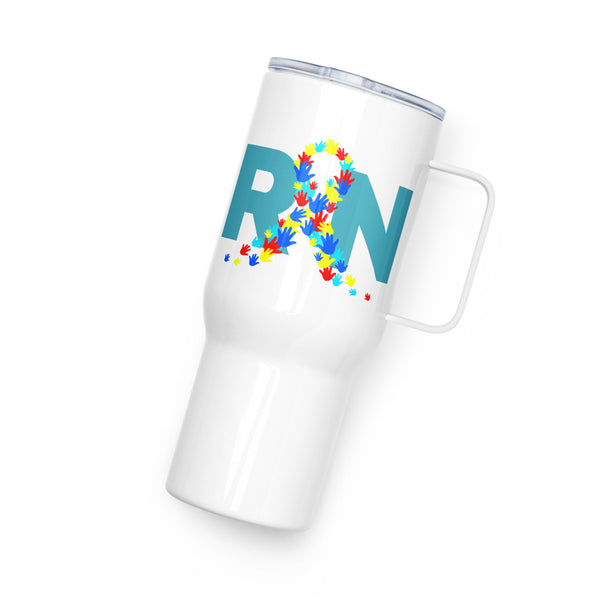 RN Autism Awareness Travel Mug