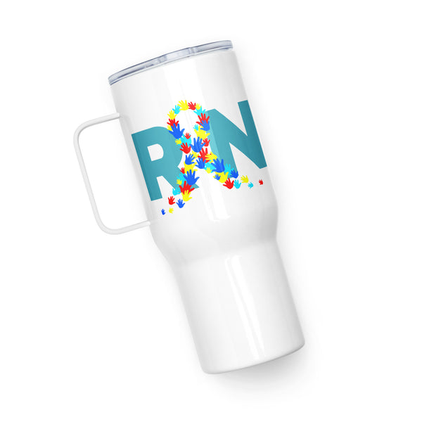 RN Autism Awareness Travel Mug