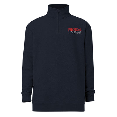 Physical Therapist Embroidered Fleece Pullover