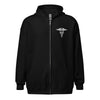MD Caduceus Embroidered Zip-Up Hoodie
