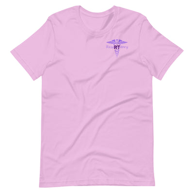 Respiratory Therapist Messy Bun T-shirt